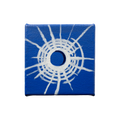 Bullet Hole Painting 36 by Tanguy Bourhis