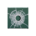 Bullet Hole Painting 35 by Tanguy Bourhis