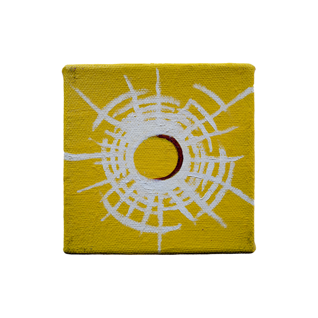 Bullet Hole Painting 2 by Tanguy Bourhis