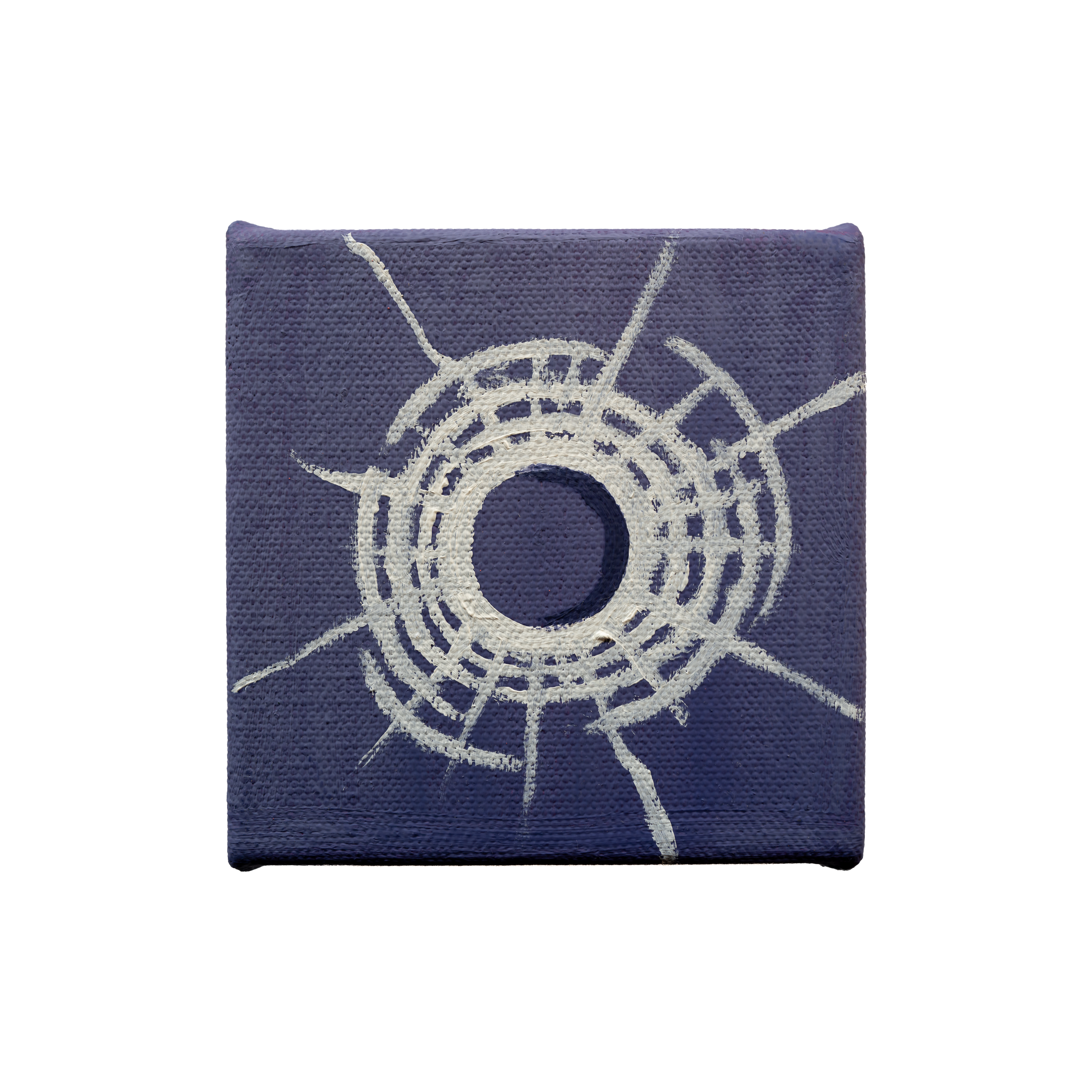 Bullet Hole Painting 32 by Tanguy Bourhis