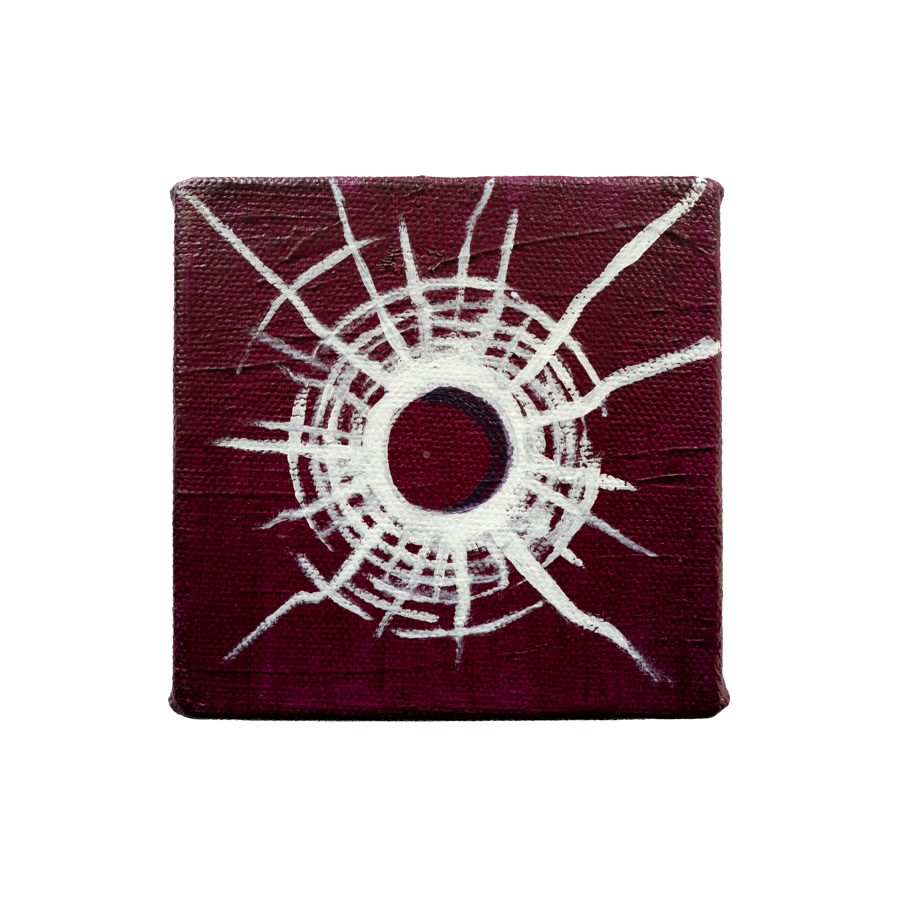 Bullet Hole Painting 6 by Tanguy Bourhis