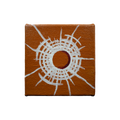 Bullet Hole Painting 26 by Tanguy Bourhis