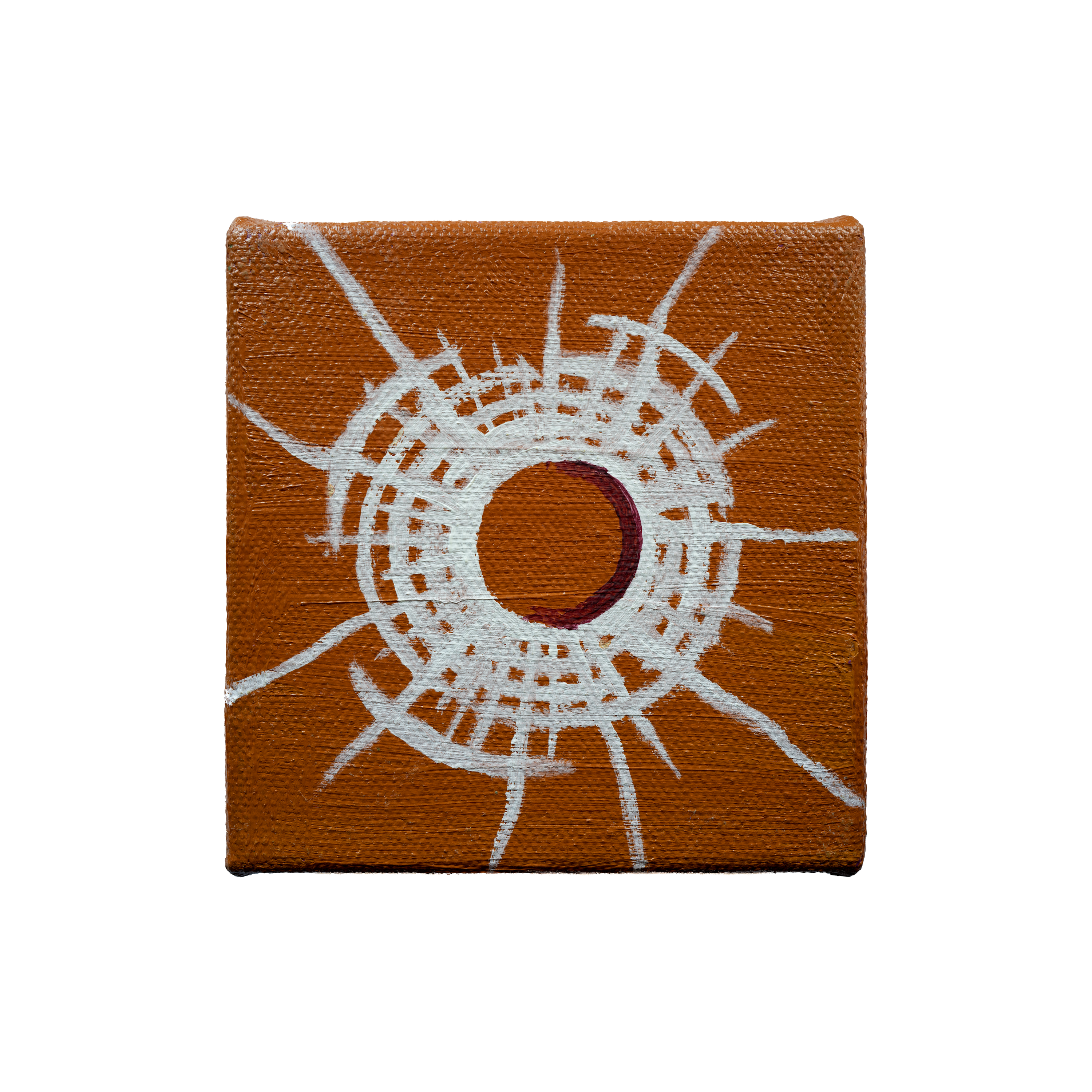 Bullet Hole Painting 26 by Tanguy Bourhis