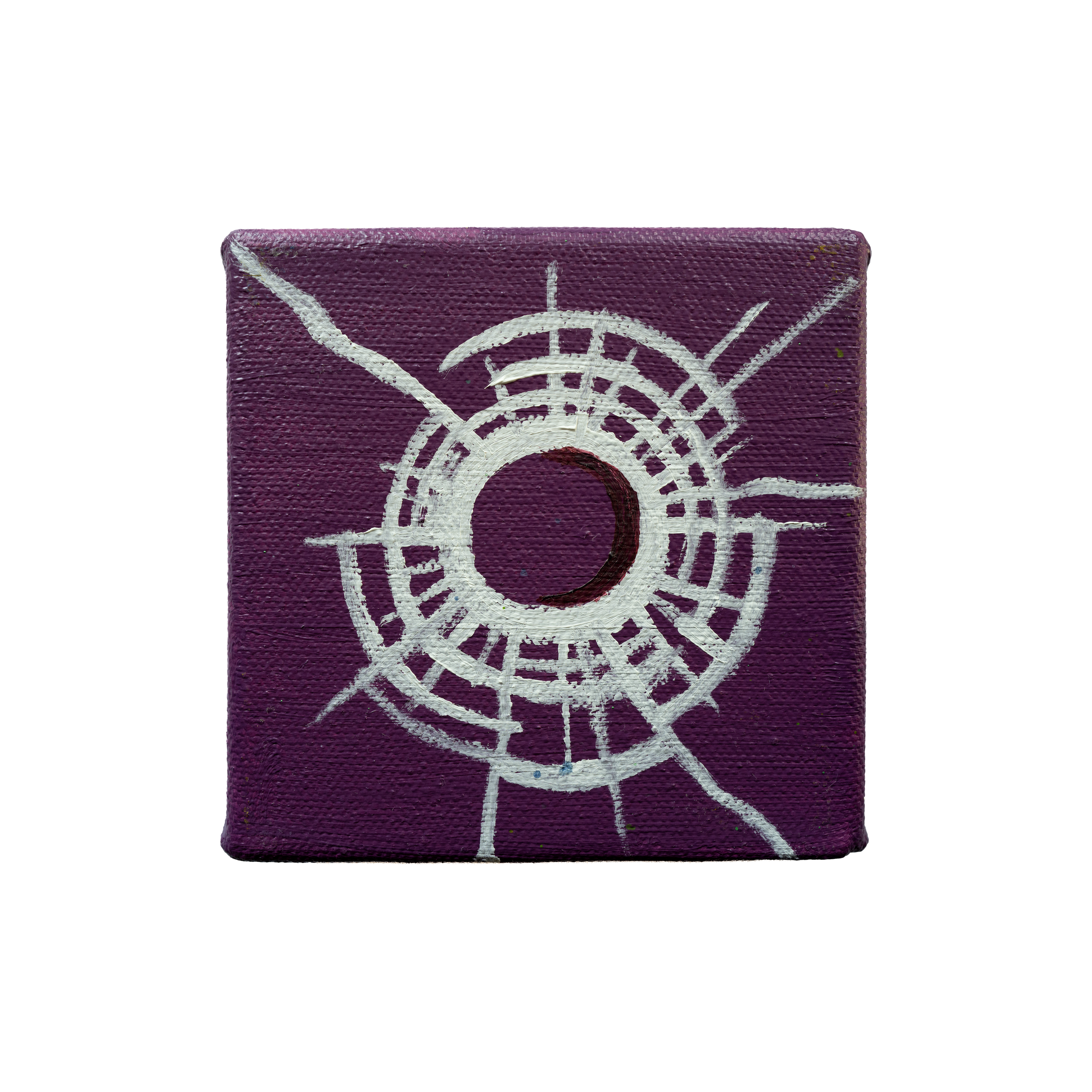 Bullet Hole Painting 33 by Tanguy Bourhis