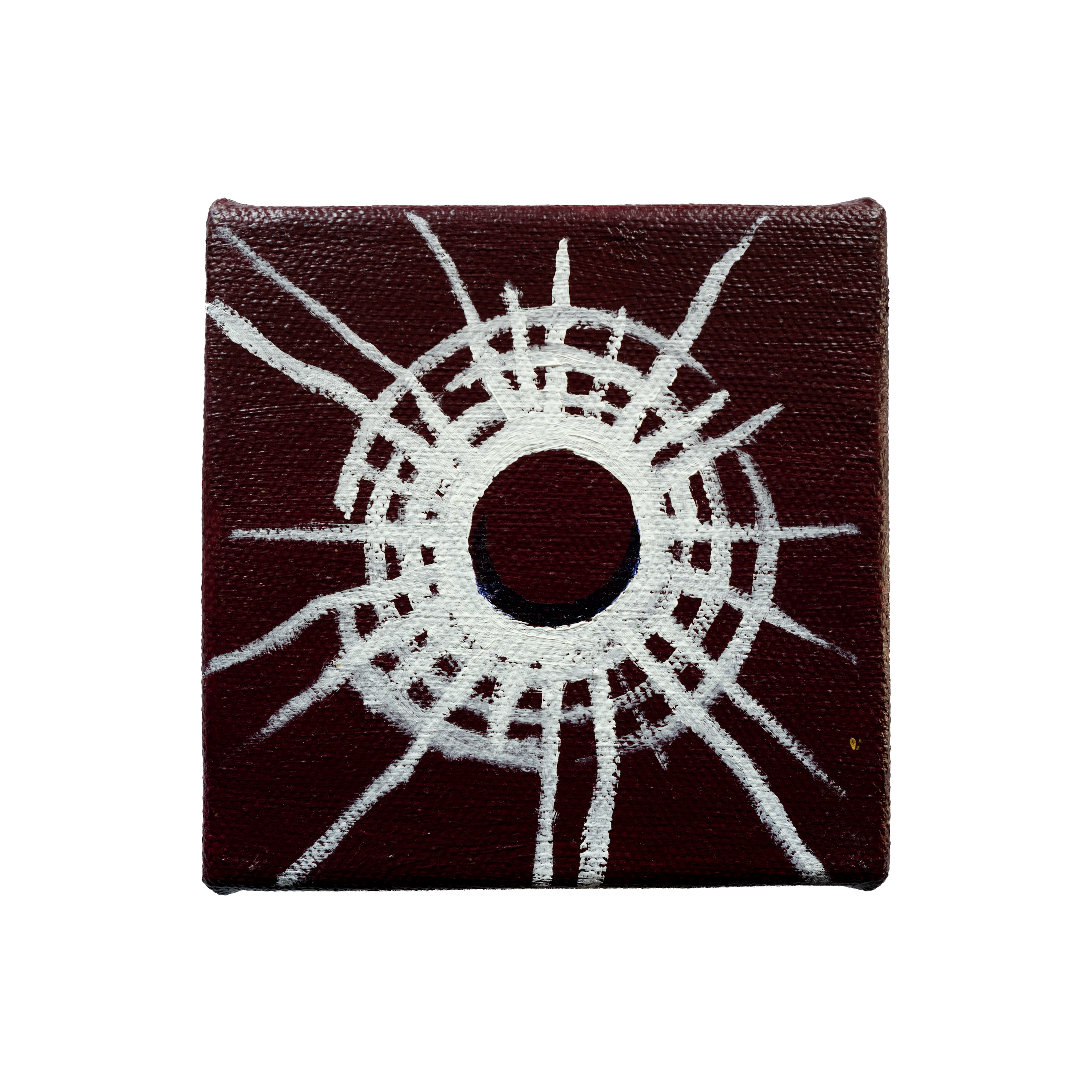 Bullet Hole Painting 7 by Tanguy Bourhis