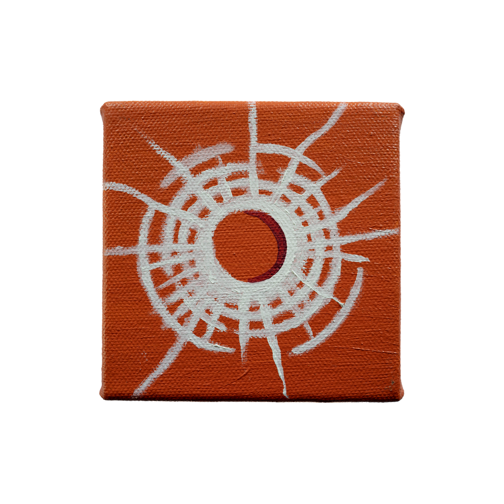 Bullet Hole Painting 8 by Tanguy Bourhis