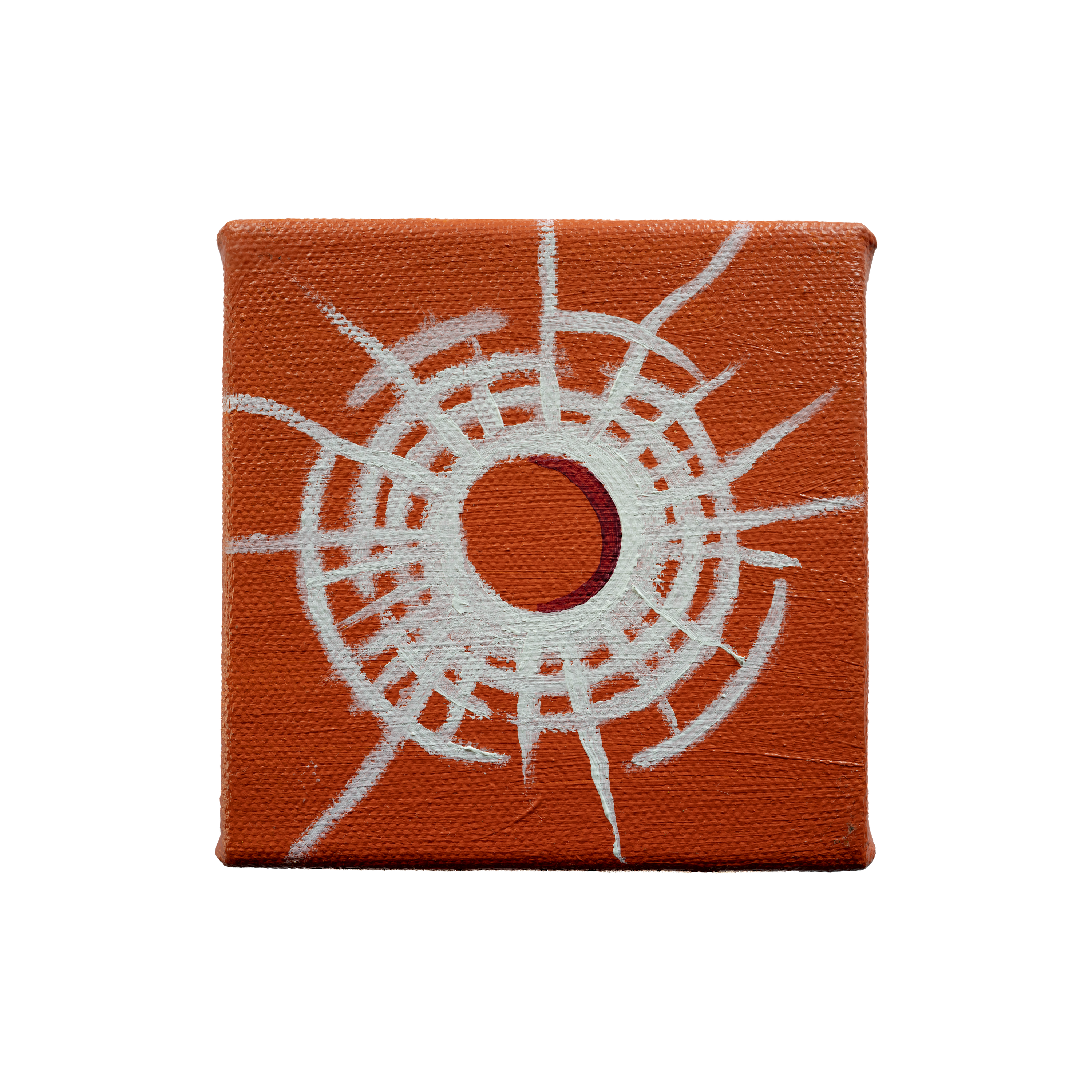 Bullet Hole Painting 8 by Tanguy Bourhis