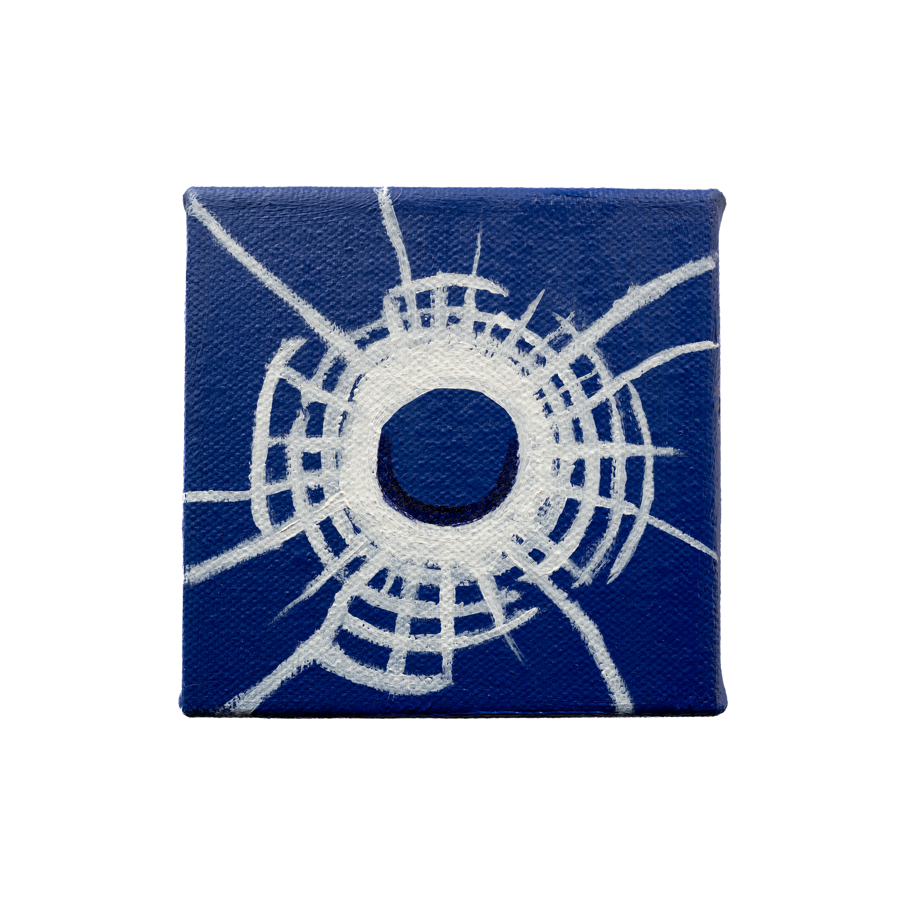 Bullet Hole Painting 17 by Tanguy Bourhis