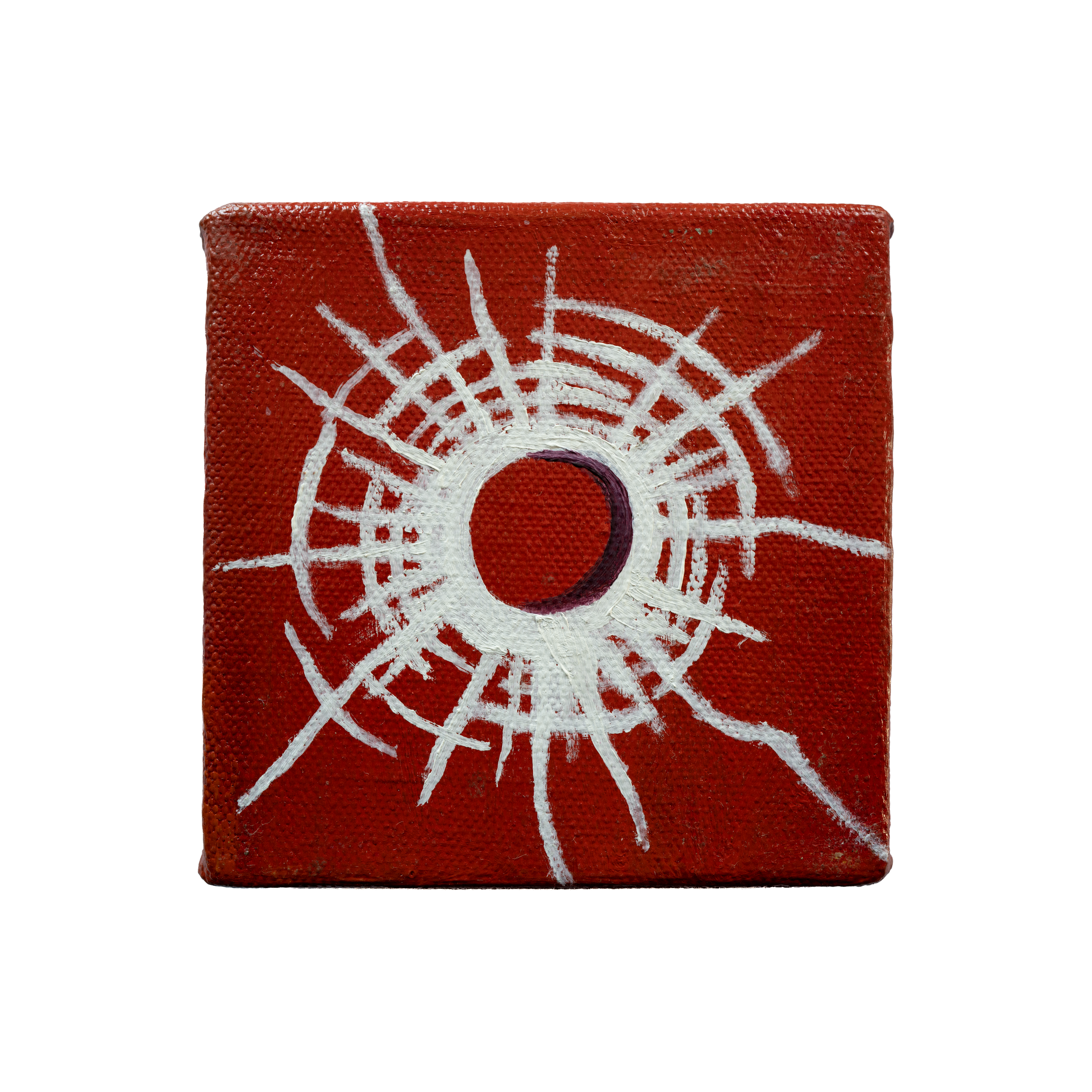 Bullet Hole Painting 30 by Tanguy Bourhis