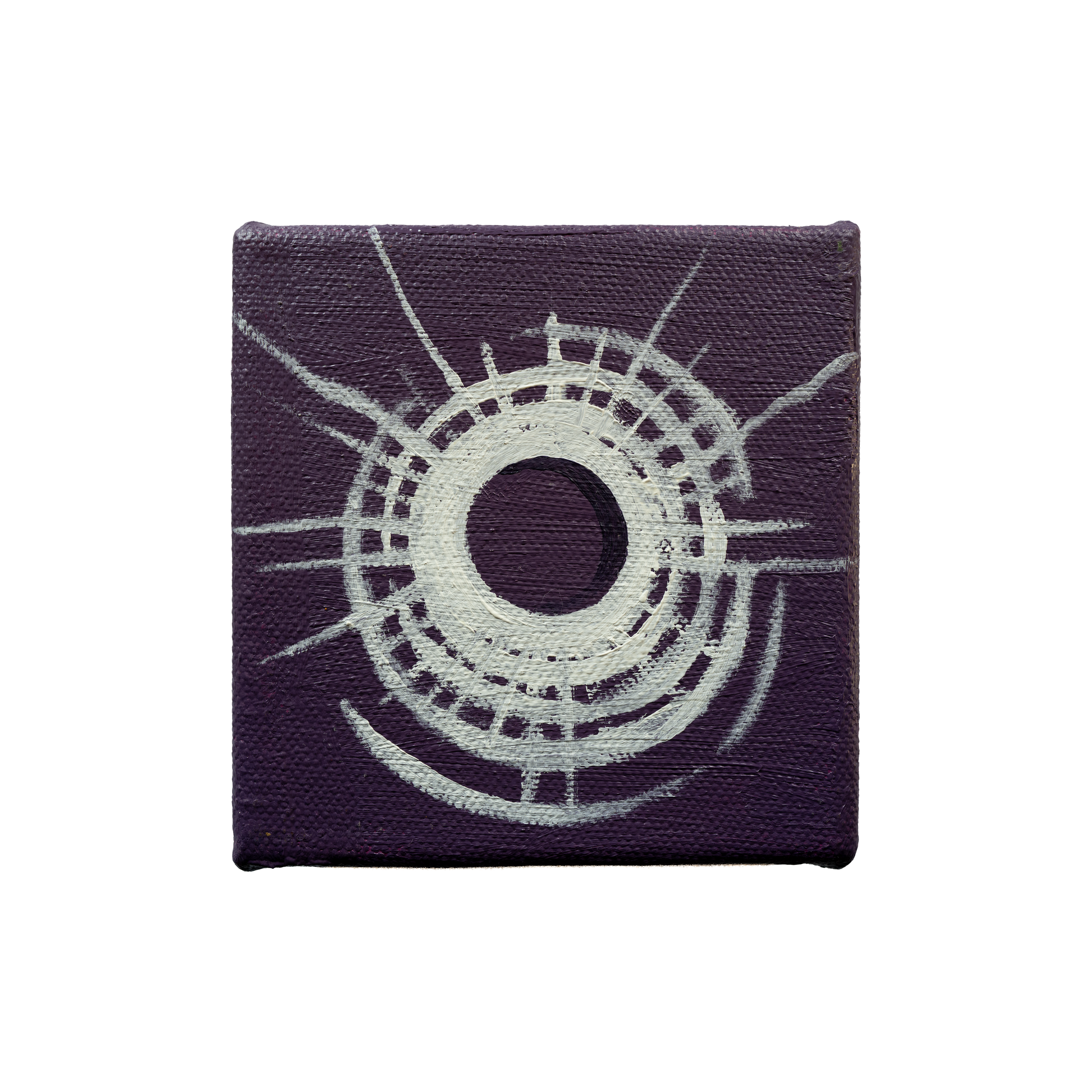 Bullet Hole Painting 13 by Tanguy Bourhis