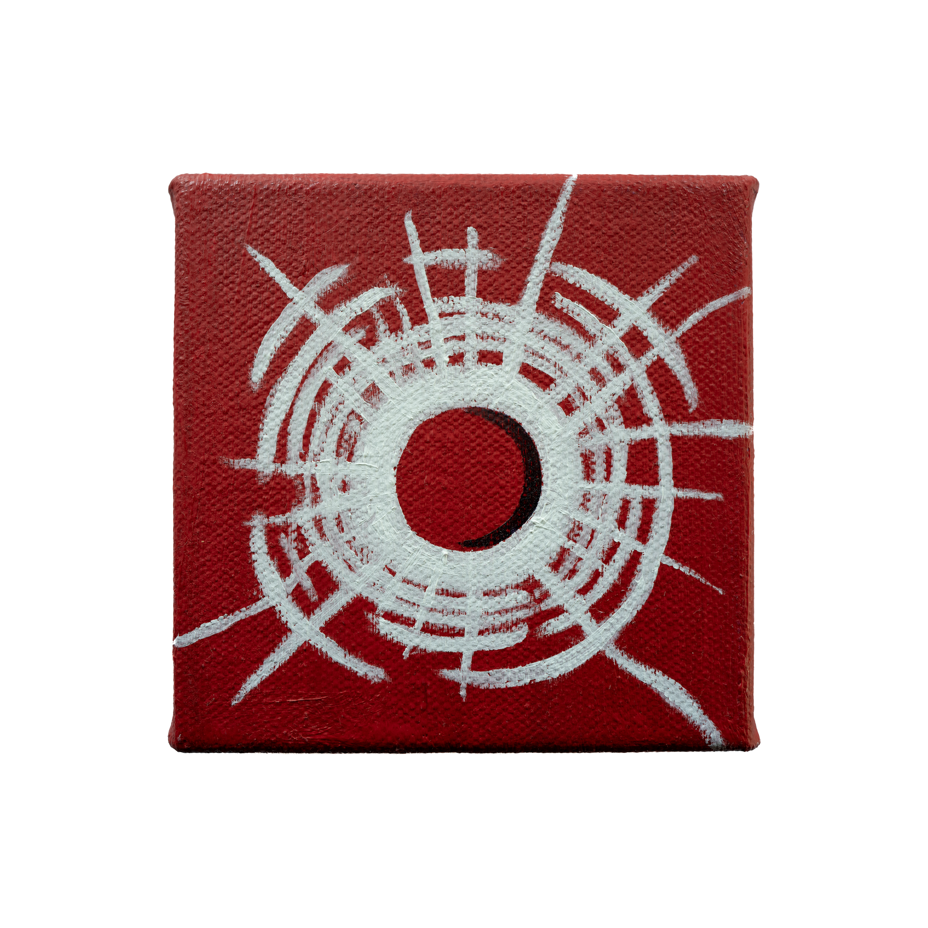Bullet Hole Painting 29 by Tanguy Bourhis