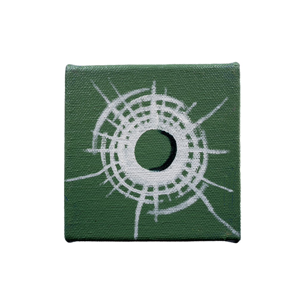 Bullet Hole Painting 16 by Tanguy Bourhis