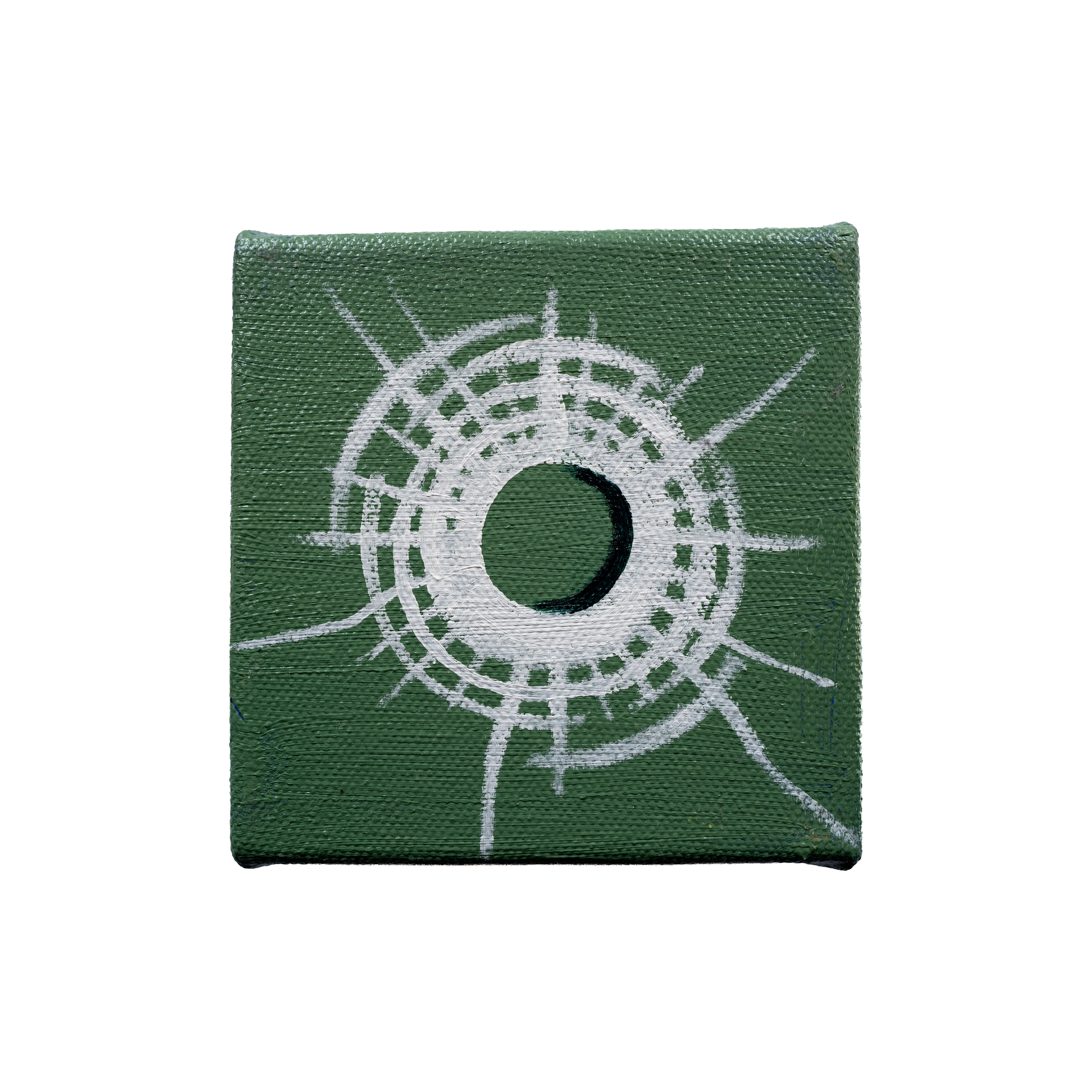 Bullet Hole Painting 16 by Tanguy Bourhis