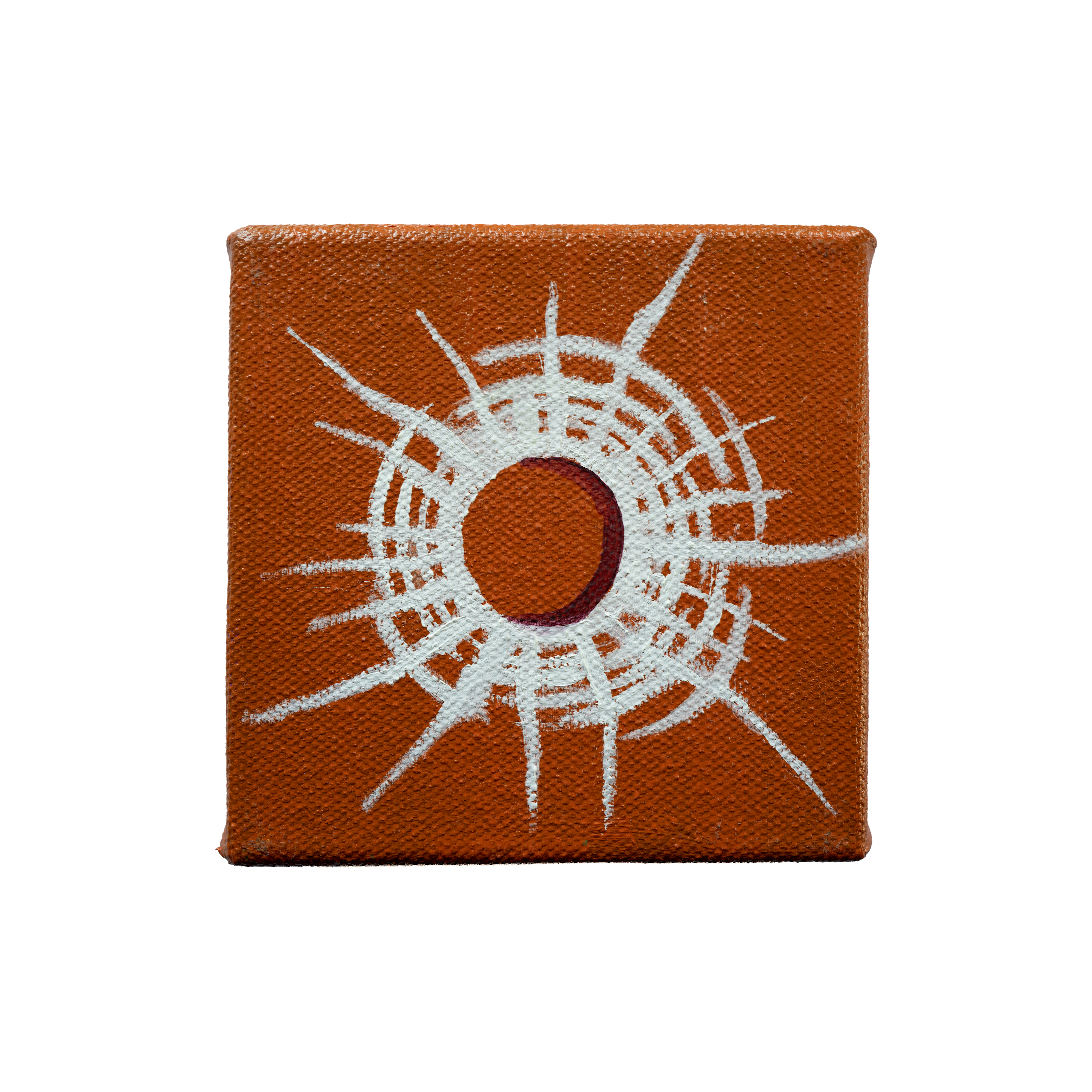 Bullet Hole Painting 27 by Tanguy Bourhis