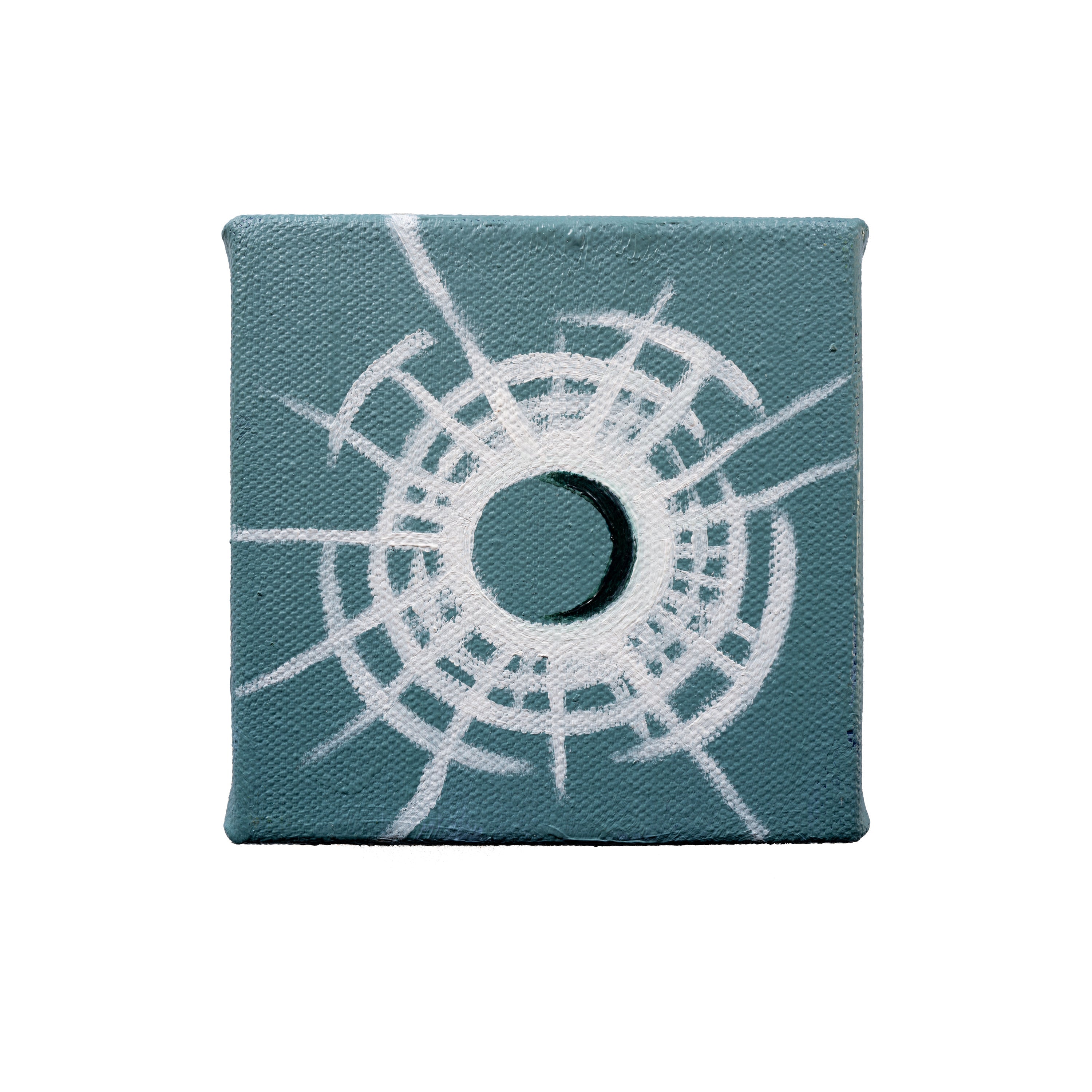 Bullet Hole Painting 14 by Tanguy Bourhis