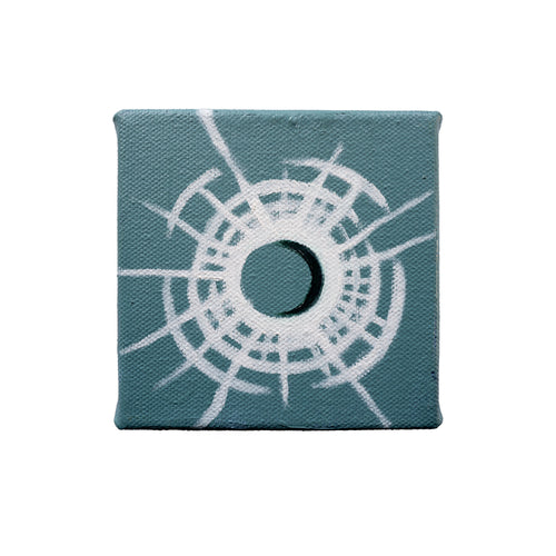 Bullet Hole Painting 14 by Tanguy Bourhis