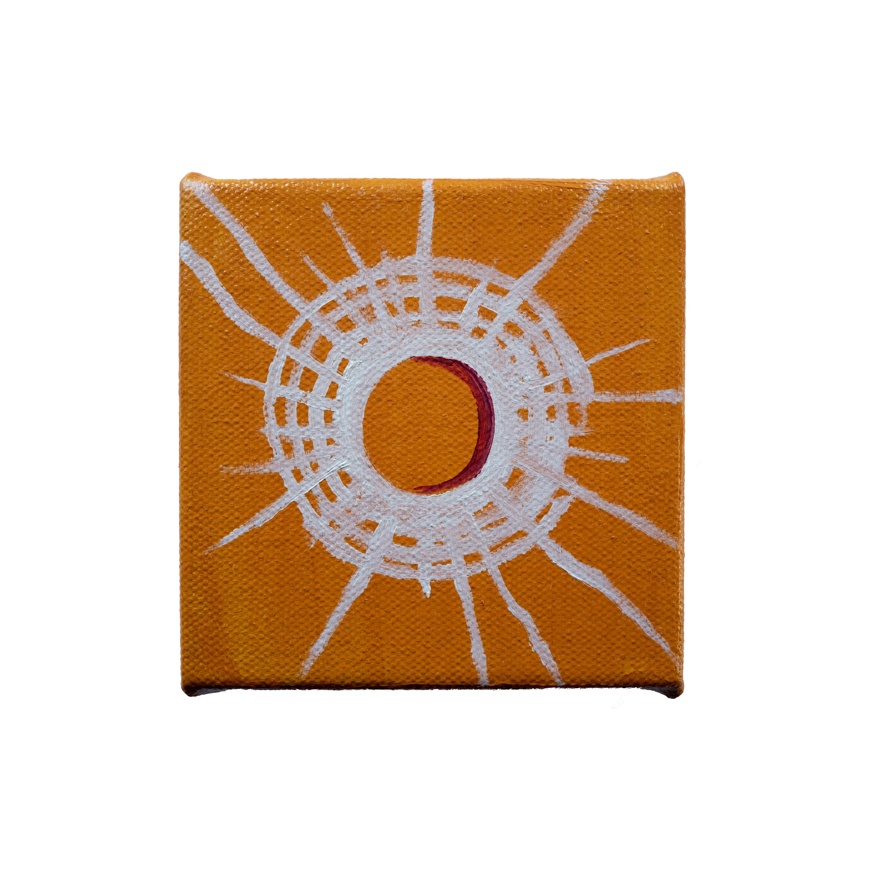 Bullet Hole Painting 15 by Tanguy Bourhis