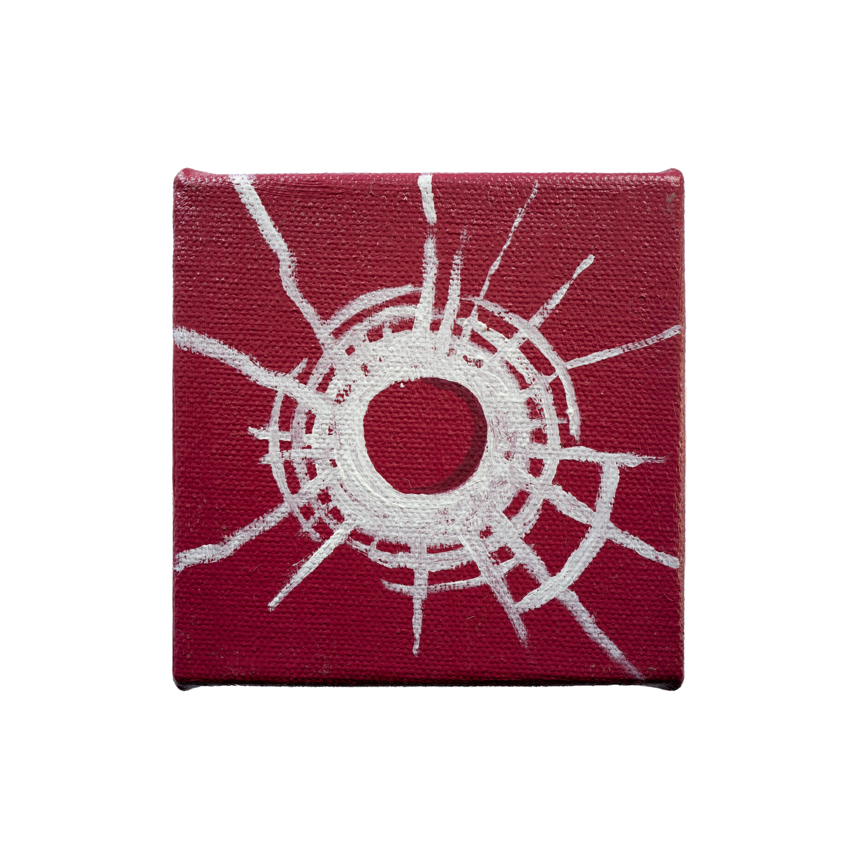 Bullet Hole Painting 40 by Tanguy Bourhis