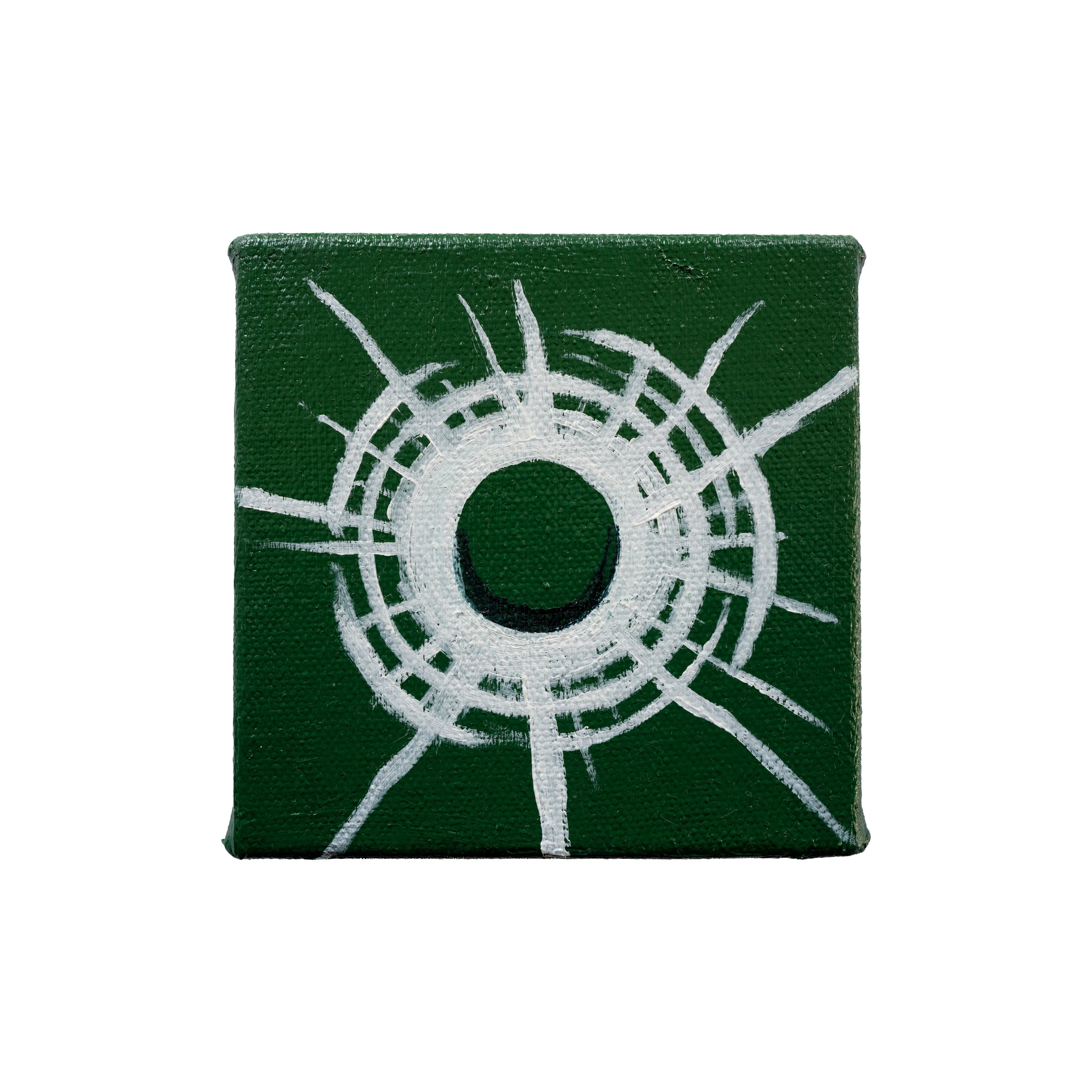 Bullet Hole Painting 12 by Tanguy Bourhis