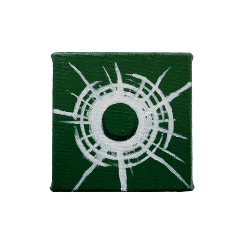 Bullet Hole Painting 12 by Tanguy Bourhis